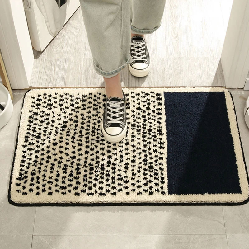 Morden Bathroom Rugs Non-Slip Soft Microfiber Door Non-Slip Carpet Entrance Rugs 40X60CM 45*70CM 50*80CM Bathtub Sides Rug