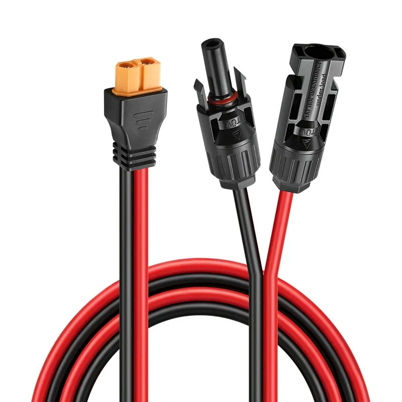 12AWG-XT60 female/male injection molded version converted to MC--4/male female docking/cigarette lighter/M8/SB45