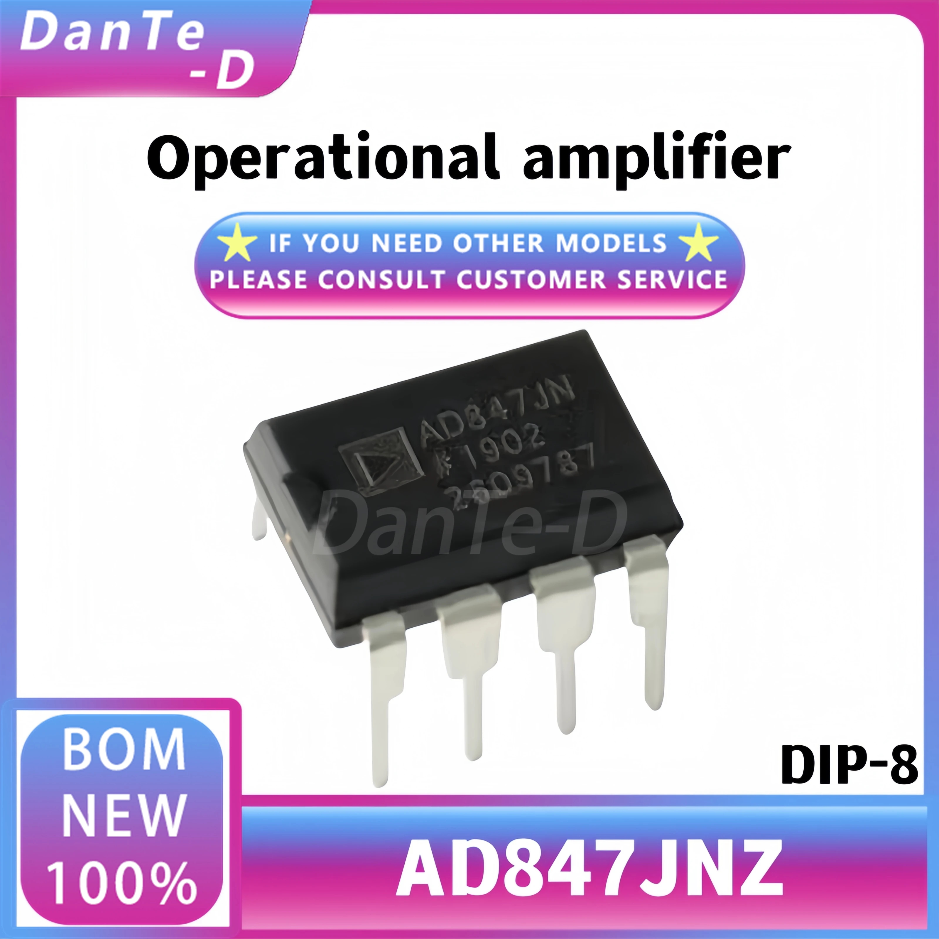 AD847JNZ new original AD847JN in-line DIP-8 audio single-op amplifier chip IC