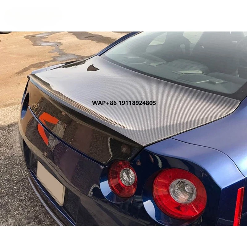

For GTR R35 Carbon Fiber Rear Trunk Cover High Quality Carbon Fiber Rear Tail Cover for Automotive Purposes 2008-2015
