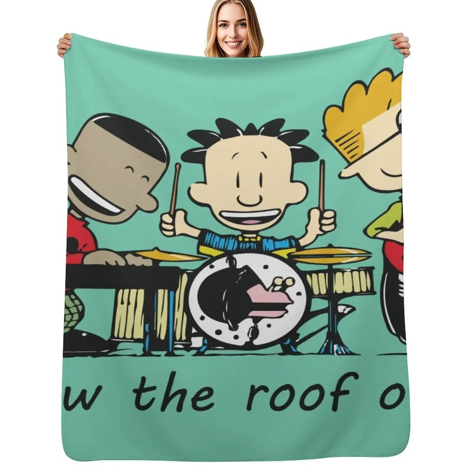 big nate Throw Blanket Soft Cozy Blanket for Pet Kids Adults
