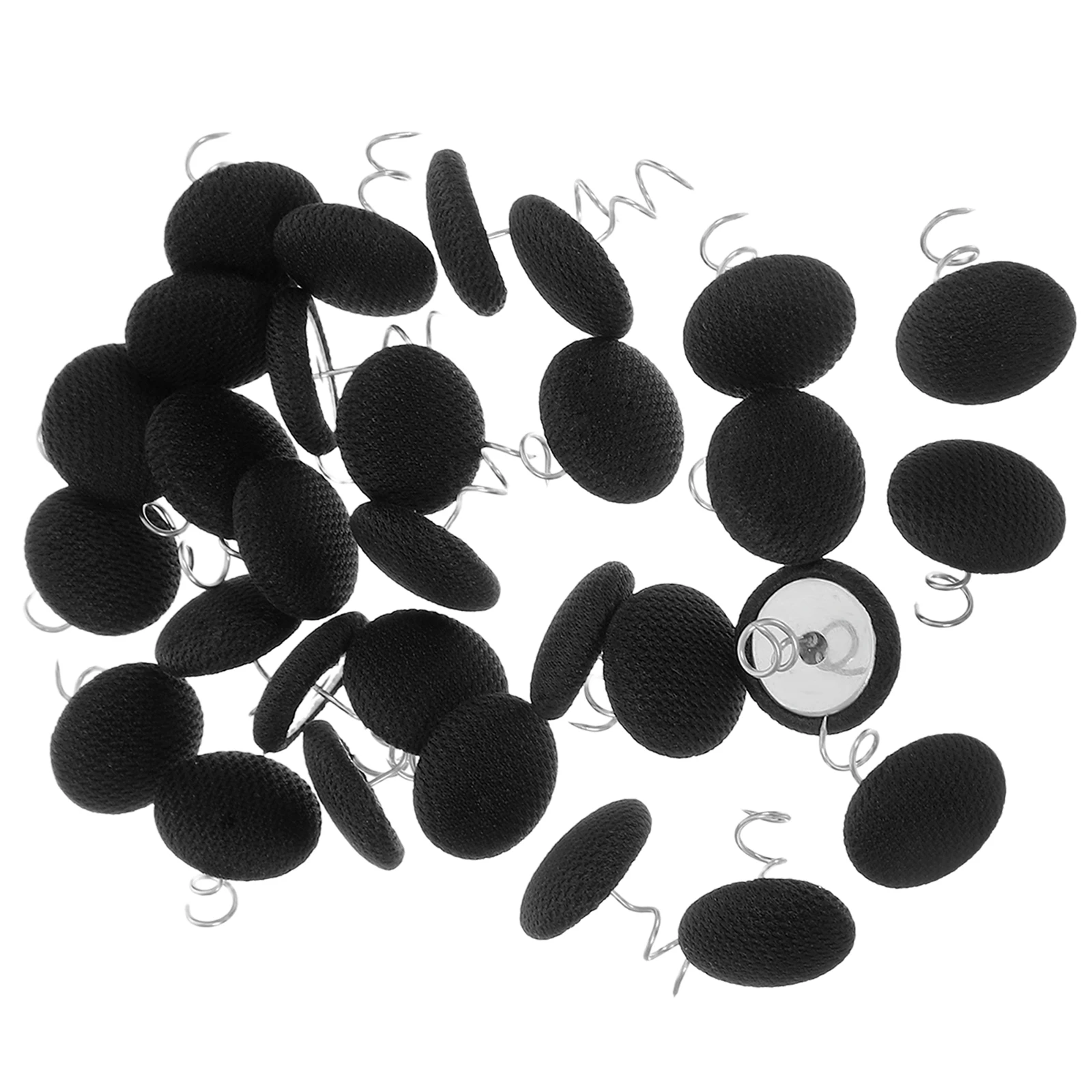

30 Pcs Anti Slip Bed Sheet Pins Stainless Steel Upholstery Tacks for Securing Slipcovers Furniture Decorative Nails Black