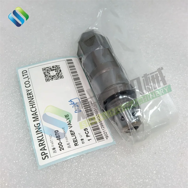 SG 200-4870 305.5 306 Excavator Spare Parts 200-4870 Relief Valve 200-4870