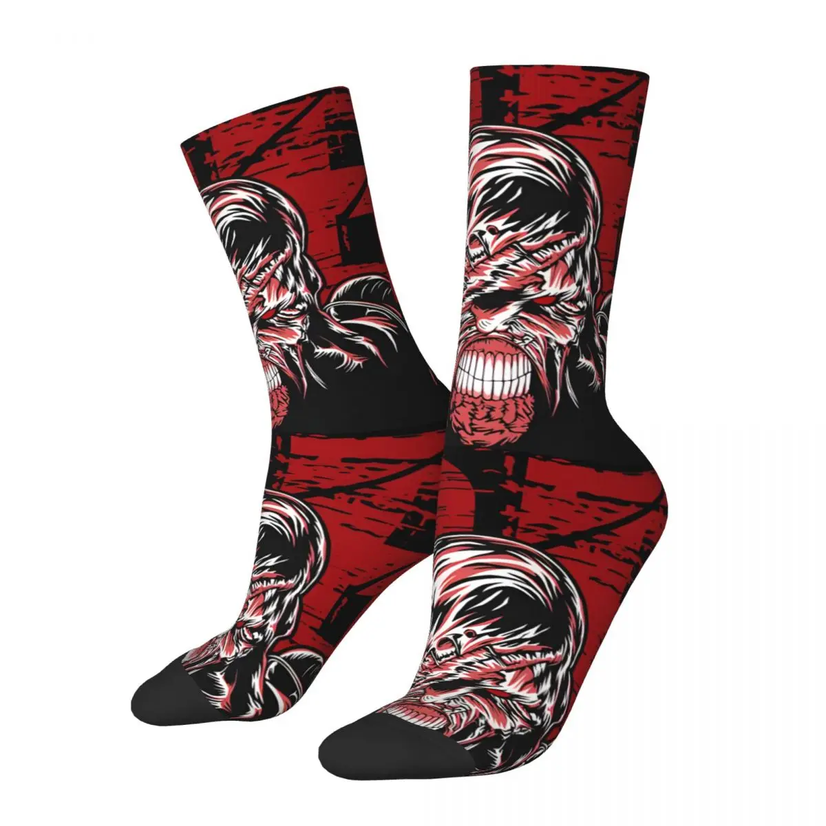 Retro RE3 Bosses Men's compression Socks Unisex R-Resident Evil Game Harajuku Seamless Printed Novelty Crew Sock