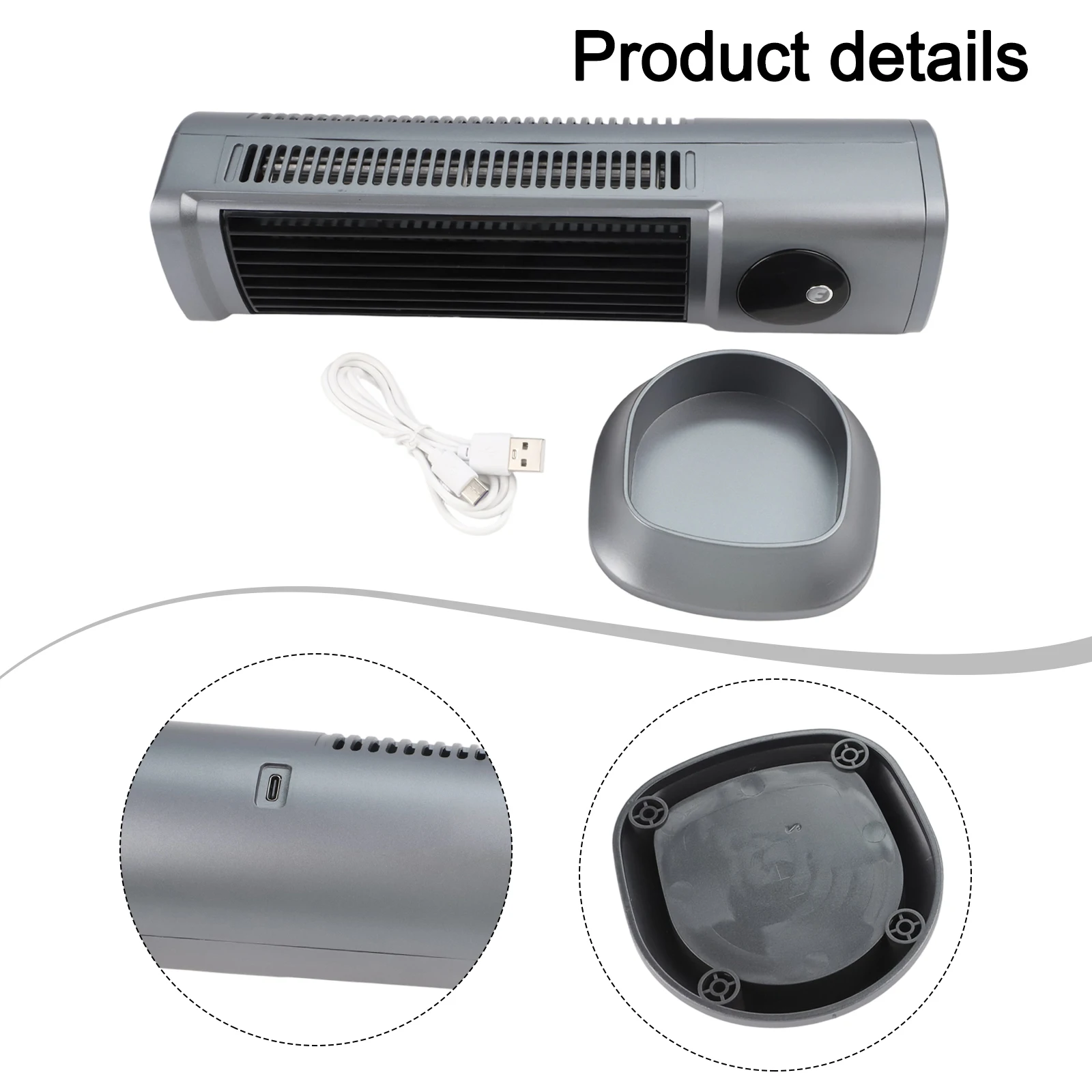 

Cooling Fan With 3 Speeds Portable Air Conditioning Digital Display 1200mah Electric Fan Floor Fan Desktop Vertical Fan
