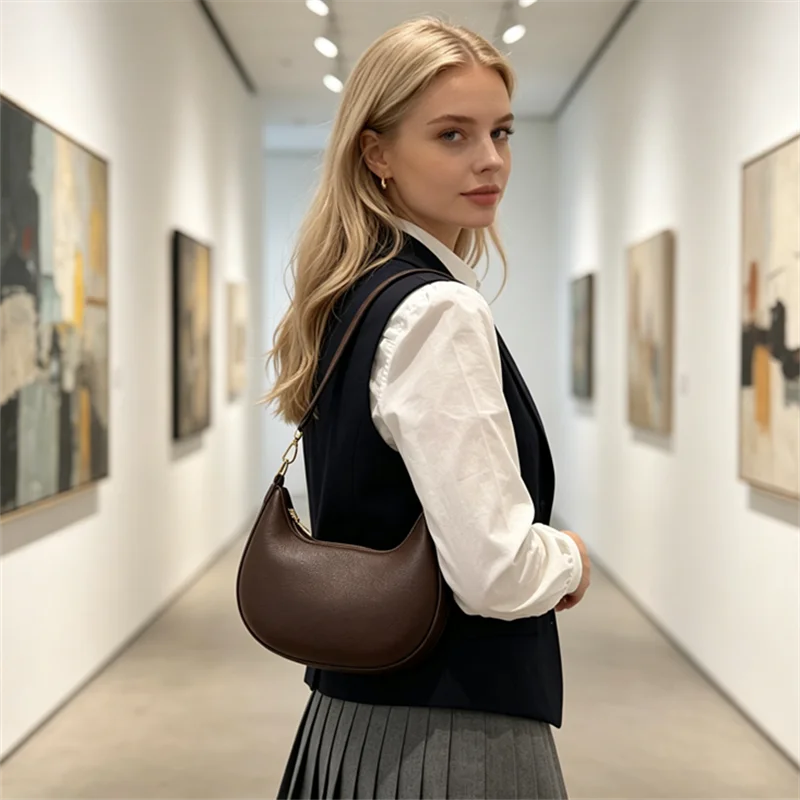 Women's Handbag Luxurious Cres - đánh giá và giá Half Moon Crescent