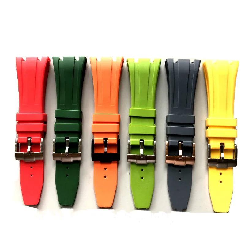 

For Audemars Piguet Royal Oak 15703 27mm premium watch band silicone strap with waterproof rubber watch strap