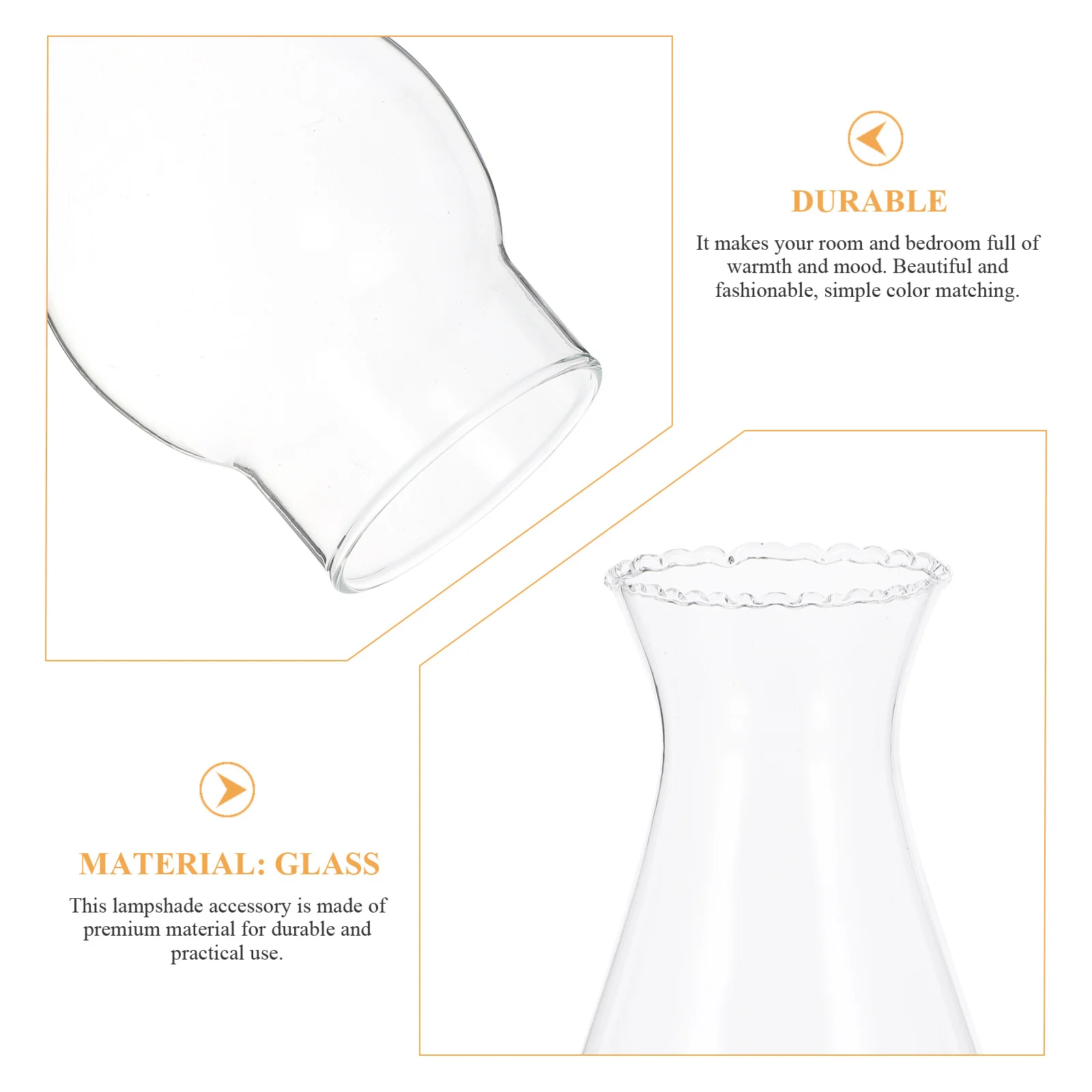 

Glass Craft Lamp Lampshade Artistic Vintage Style Oil Light Cover DIY Home Bar Decoration Oil Lamp Parts