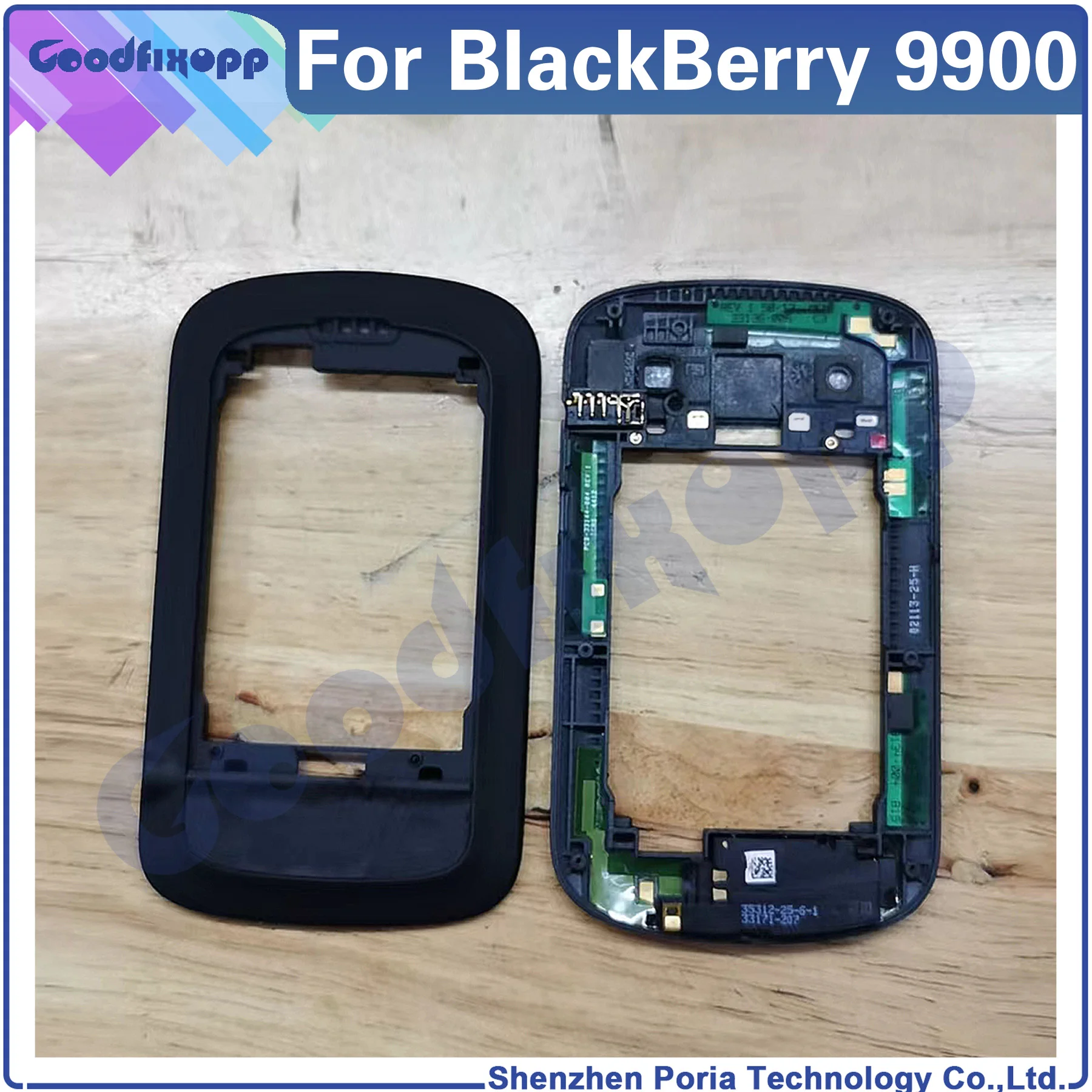 For BlackBerry Bold 9900 Middle Frame Housing Case Cover For Dakota Magnum Repair Parts Replacement