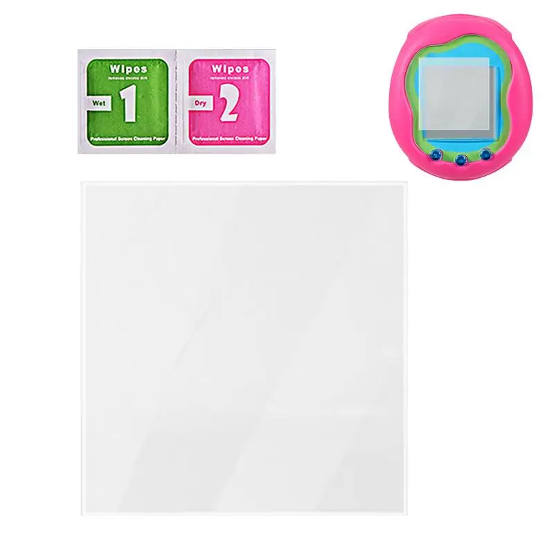 ForaTamagotchi Uni Screen Protector Film, Transparent Anti-Scratch Game Console Film For LCD Screen, Upgrade Spare Part