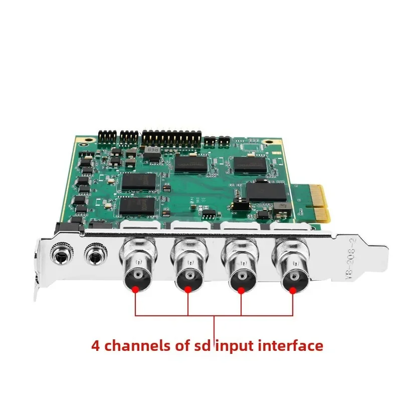 Tc550N4 Live SDI Video Capture Card Multi-Channel (4-Channel Input) Laptop PCI-E Multi-Channel Recording