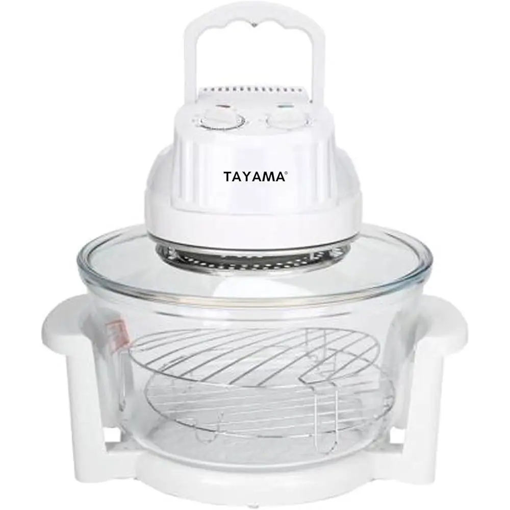 Turbo Piekarnik Szybkie gotowanie Zdrowe posiłki Bez oleju Zegar Kontrola temperatury Kompletny zestaw do piekarnika ze stojakiem na szczypce i stojakiem