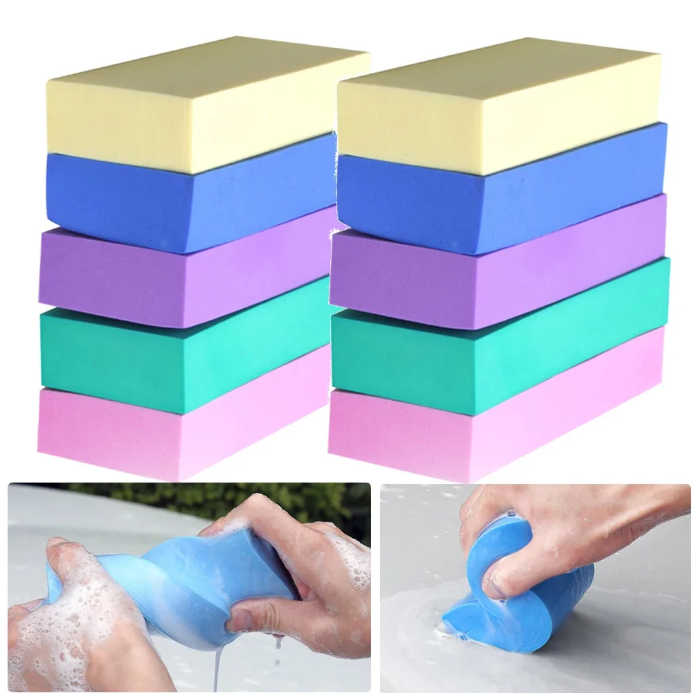 PVA Water Block Soft Car Wash Sponge Large Auto Cleaning Supplies Absorbent Cleaning Thick Sponge Block Car Cleaning Supplies