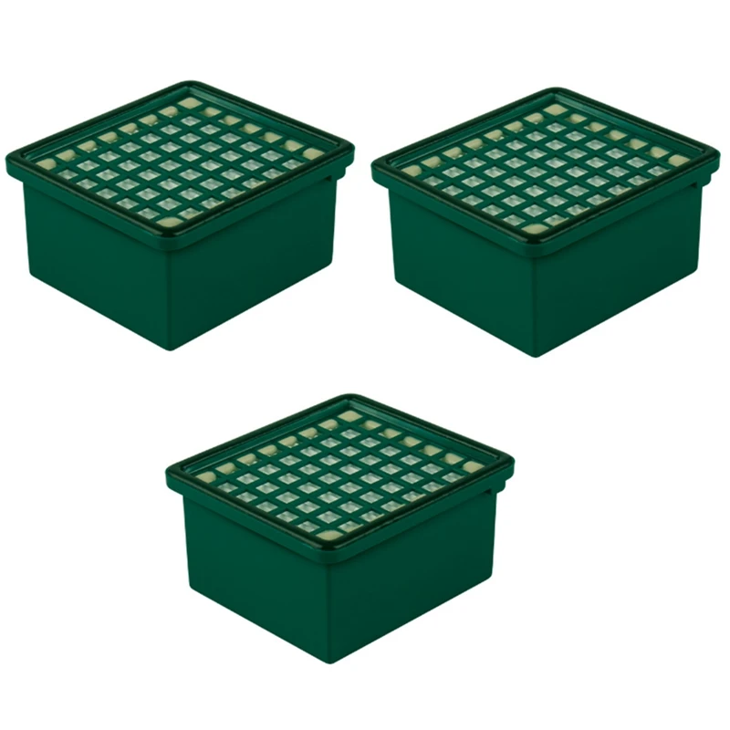 3PCS Suitable For Vorwerk Vacuum Cleaner Filter Filter Elements Filter Box VK130 VK131 VK200 VR200