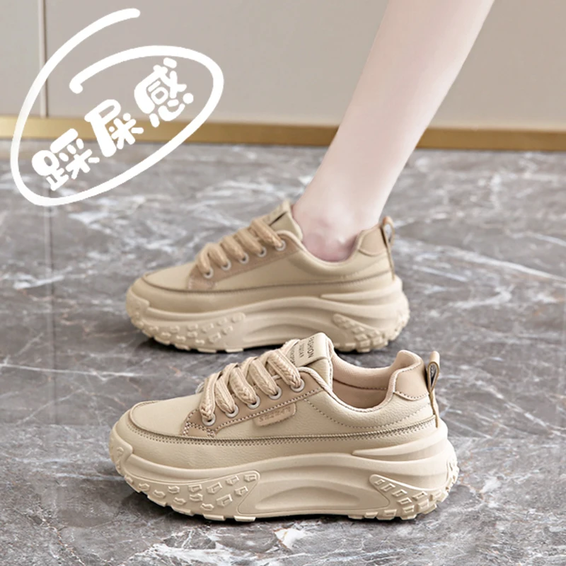 Women's Shoes Casual Shoes Spring Woman-shoes Tennis Female Sneakers Platform Roses Trainers Thick Sole 2024 Autumn Womens Sneak