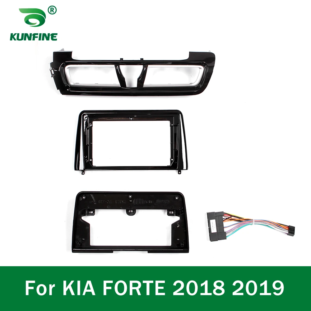 Auto GPS Navigation Stereo Für KIA FORTE 2018 2019 Radio Fascias Panel Rahmen Fit 2Din 9 zoll In Dash kopf einheit bildschirm – Detail 2