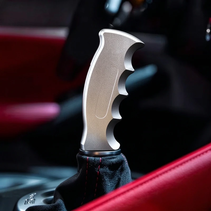 JDM High Quality Aluminum Manual Shift Knob Gear Head Shifter Handl Pistol Grip Adapter CAR Interior Accessories
