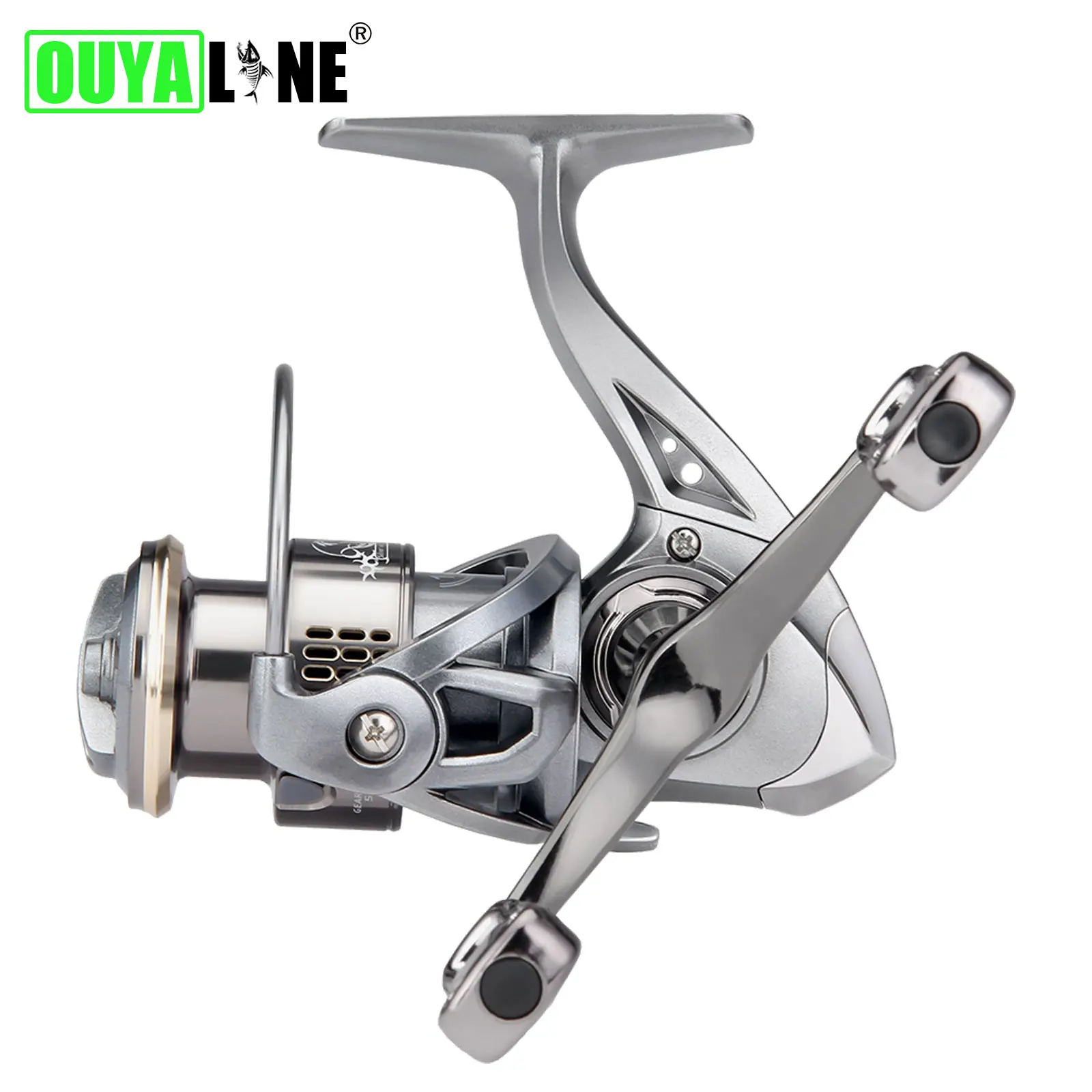 

Ultralight Spinning Reel Coil 5.2:1 13BB Stainless Steel Bearing 6kg Drag Sea Saltwater Waterproof Molinete Tackle For Bass Pike