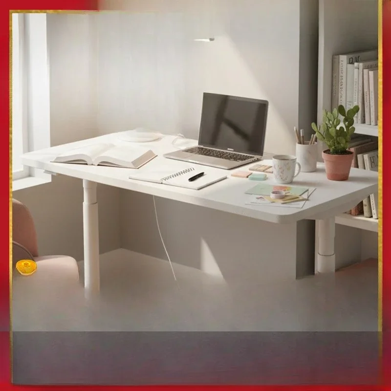 Intelligent movable electric lifting table, home office computer desk