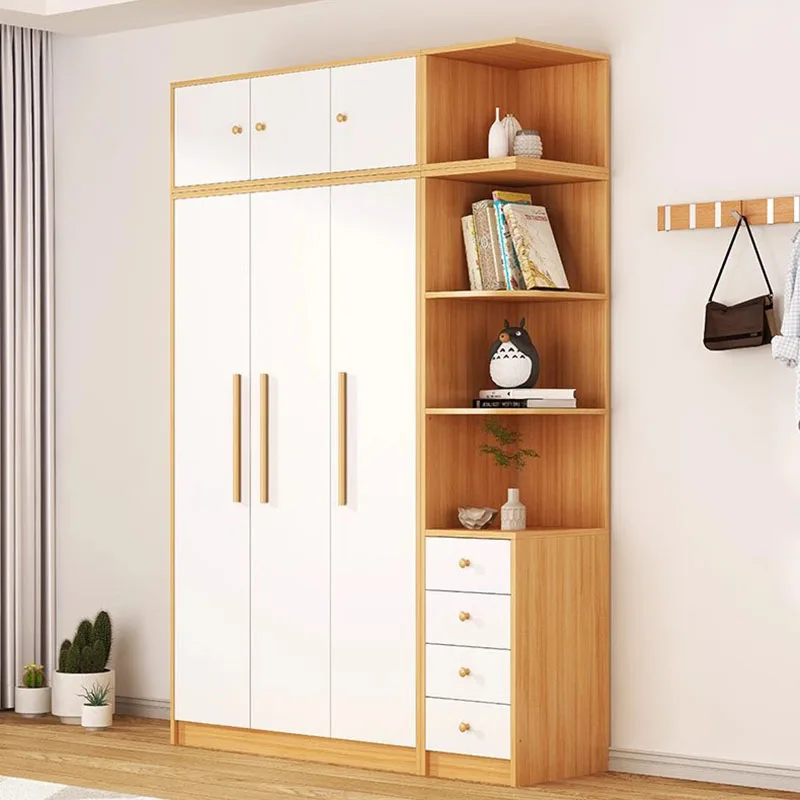 Wardrobes White Wood Storage Clothes White Wooden Drawers Wardrobe Bedroom Organizers Ropero Armable De Ropa Room Furniture