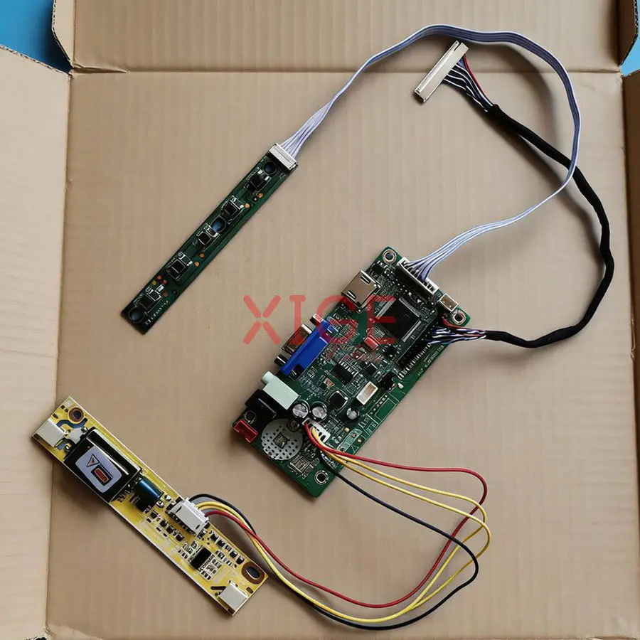 

Для LM170E03 LTM170ET01 QD17EL07 HT170E02 Комплект платы контроллера привода дисплея DIY VGA + HDMI 2-CCFL 1280x1024 30-контактный LVDS 1280*1024