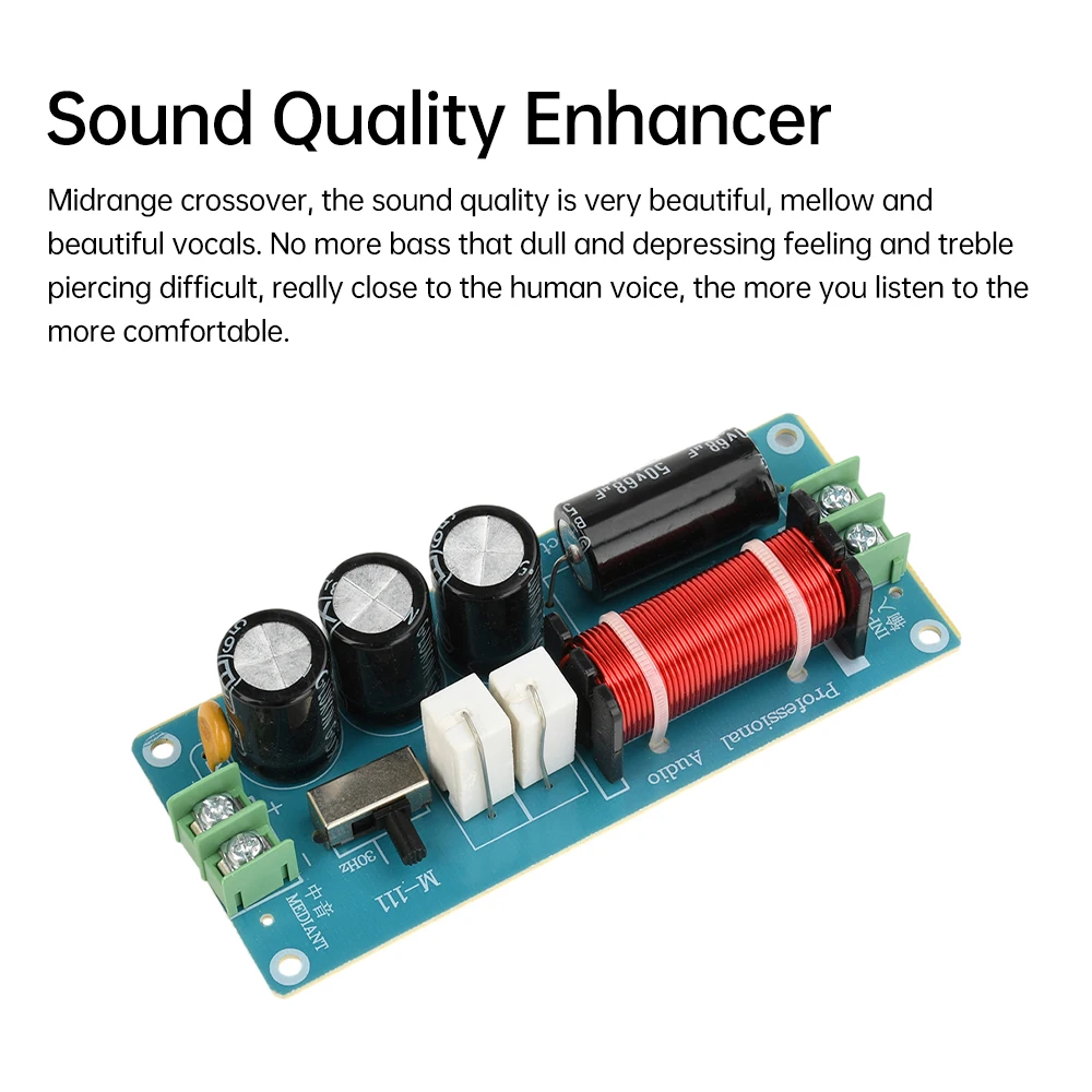 150W HiFi High Fidelity Pure Midrange Crossover Car Audio Lautsprecher Modifikation Crossover Verstärker Frequenzpunkt 750-2000Hz