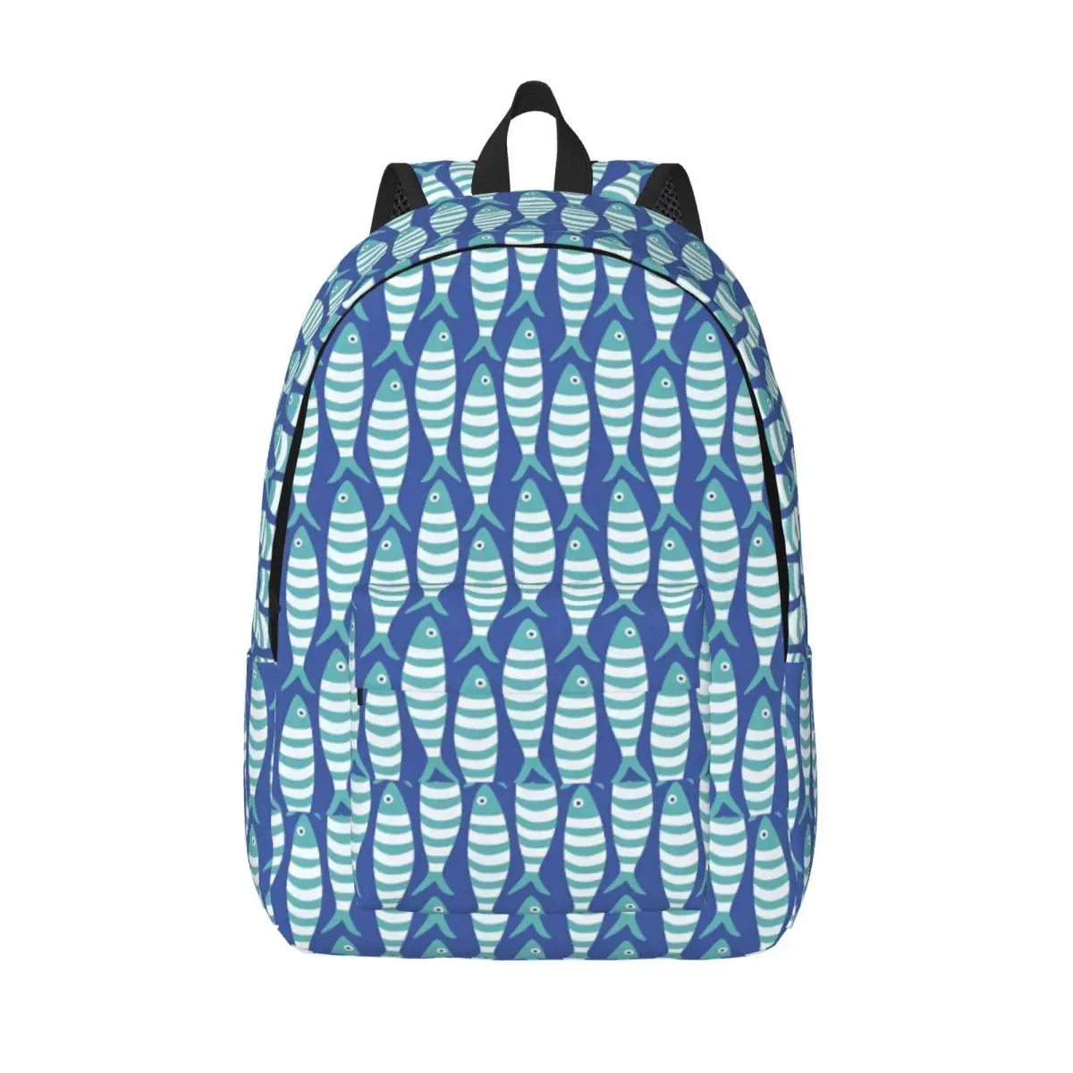 

Cartton Fish Ocean Backpack for Men Women Fashion High School Work Daypack Starry Whale Sharks Laptop Canvas Bags Sports