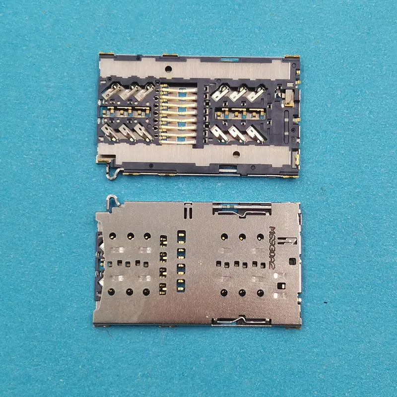 1-5Pcs Reader Sim Card Socket For Samsung Galaxy Note10 Note 10 Plus Lite N976 N970 N9760 N9700 N770 Slot Tray Holder Connector