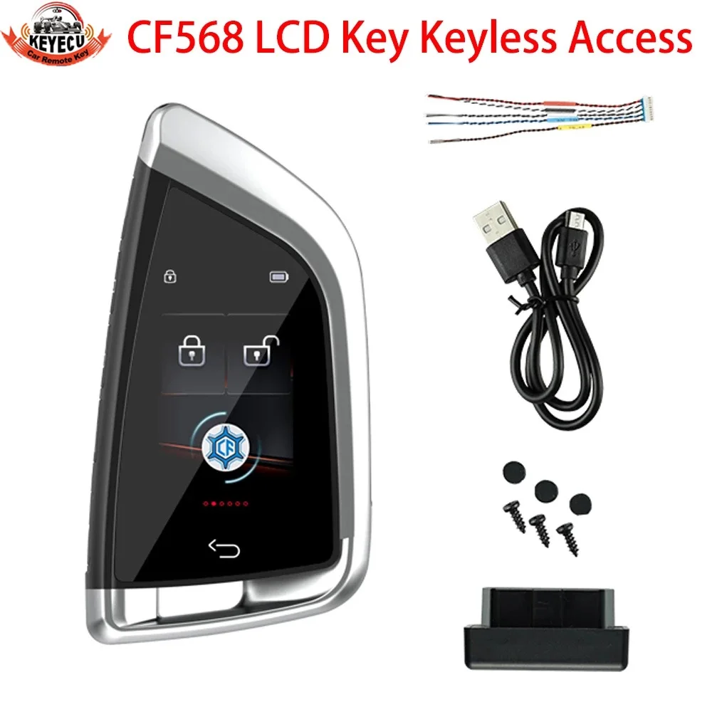 

Korean English CF568 Universal Modified Smart LCD Key Screen For BMW KIA Benz Ford Hyundai Comfortable Entry Vehicle Automatic