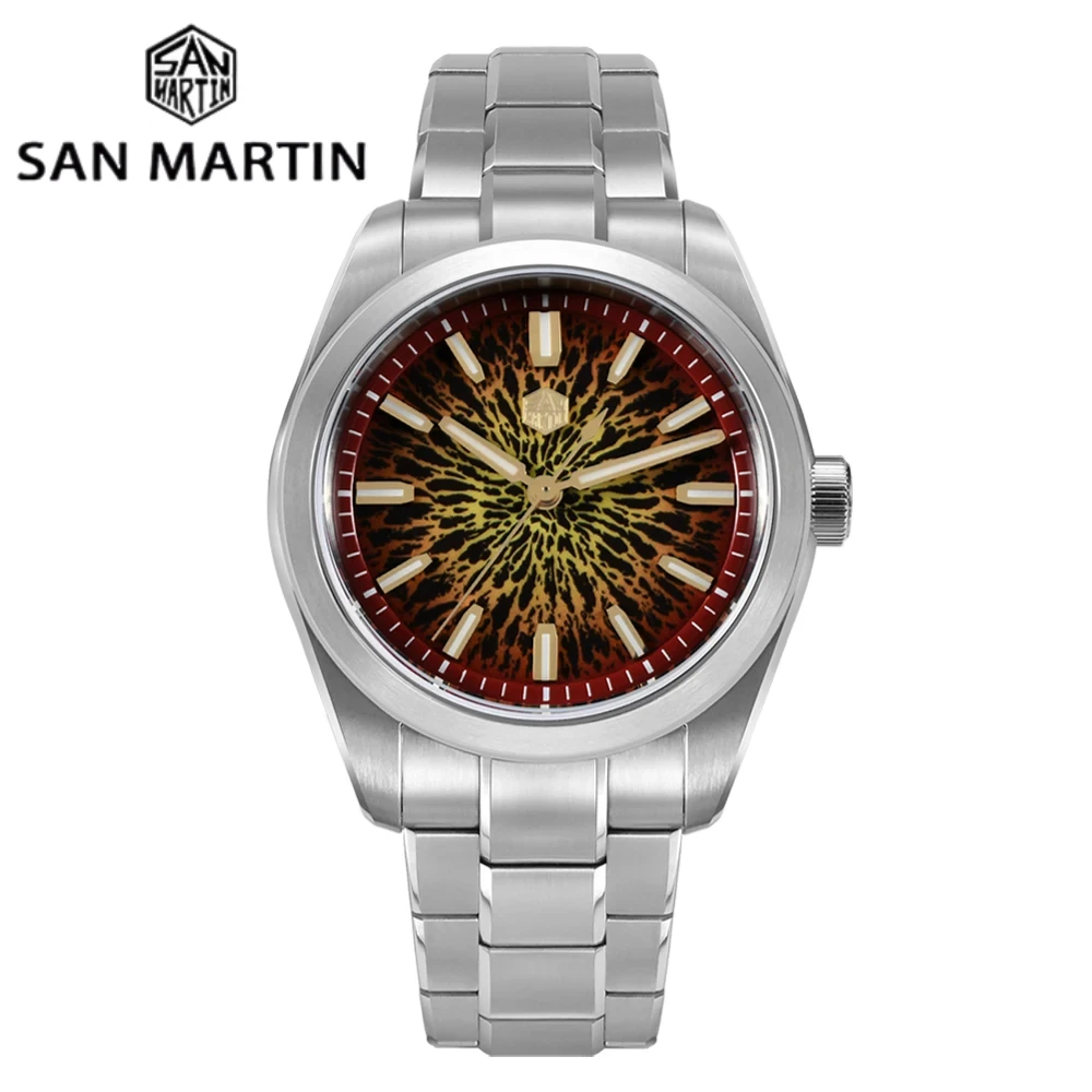 San Martin 2025 New 39mm SN0144 JianZhan Gada Watch Miyota 90S5 Original Design Luxury Dress Men Automatic Mechanical Wristwatch