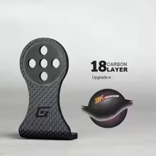 Carbon Fiber Bike Stem Mount For Garmin, Bryton, Wahoo Computers And Lights.