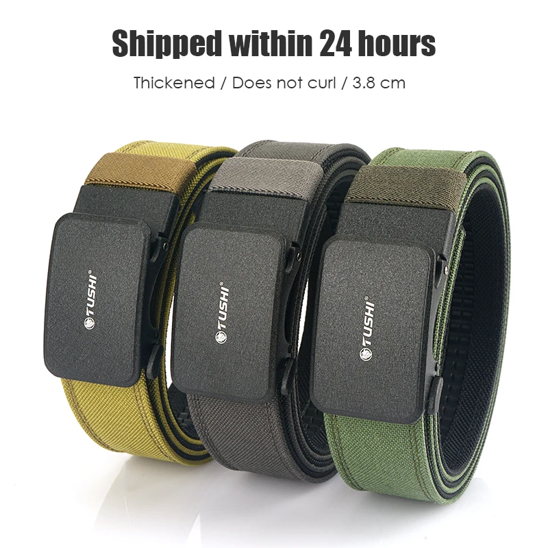 VATLTY Official Genuine Men's Military Tactical Belt 1100D Thick Nylon Alloy Automatic Buckle IPSC Gun Belt Casual Girdle Male