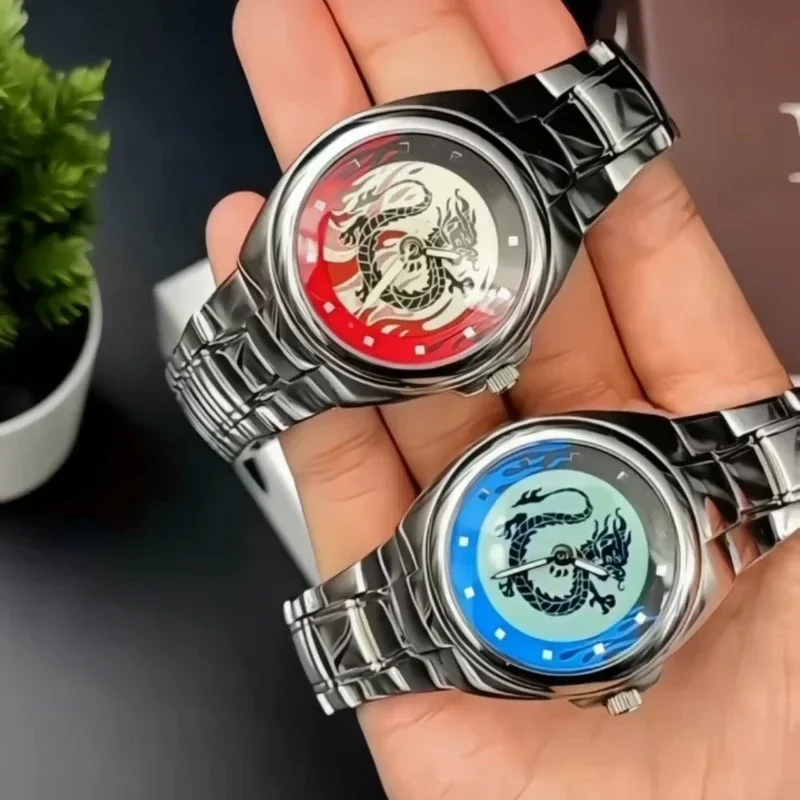 Original Flame Watch Style Retro Watch Alien Advanced Instagram Same Small Design Men's Watch Women's  Electronics