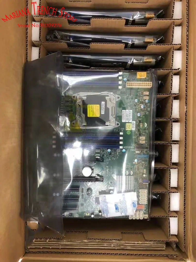 

X10SRL-F для Supermicro Industrial посылка материнская плата LGA2011 E5-1600/2600 V3/V4 семейство DDR4 ECC 7 слотов PCI-E