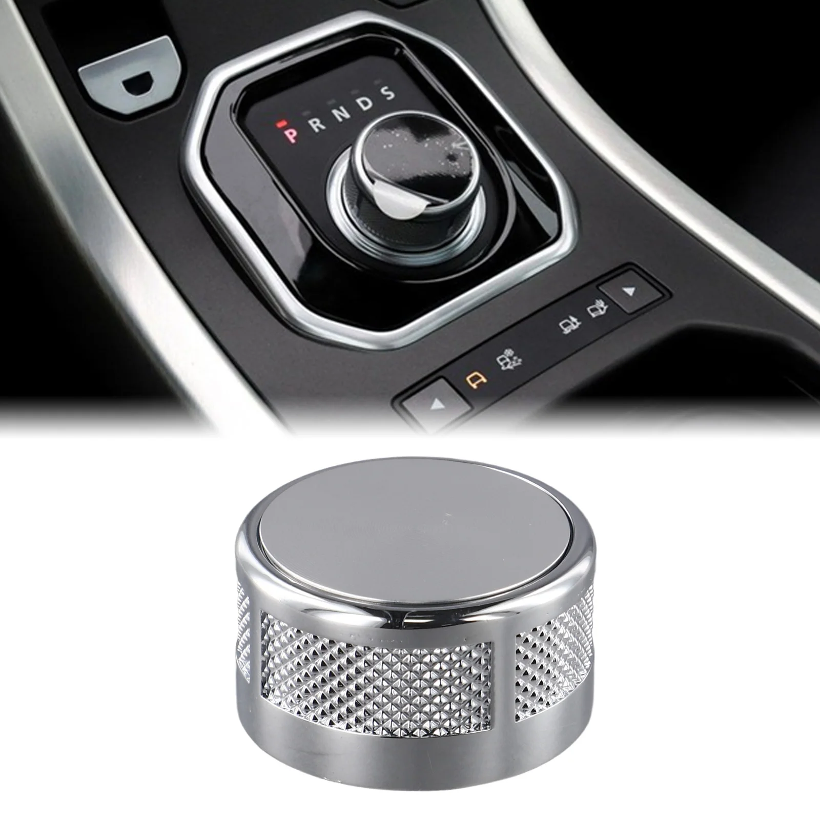 1pc Gear Shift Chrome Gear Selector Knob Upgrade Management P Gear Knob Central Control Gentral Control Shift Knob Silver