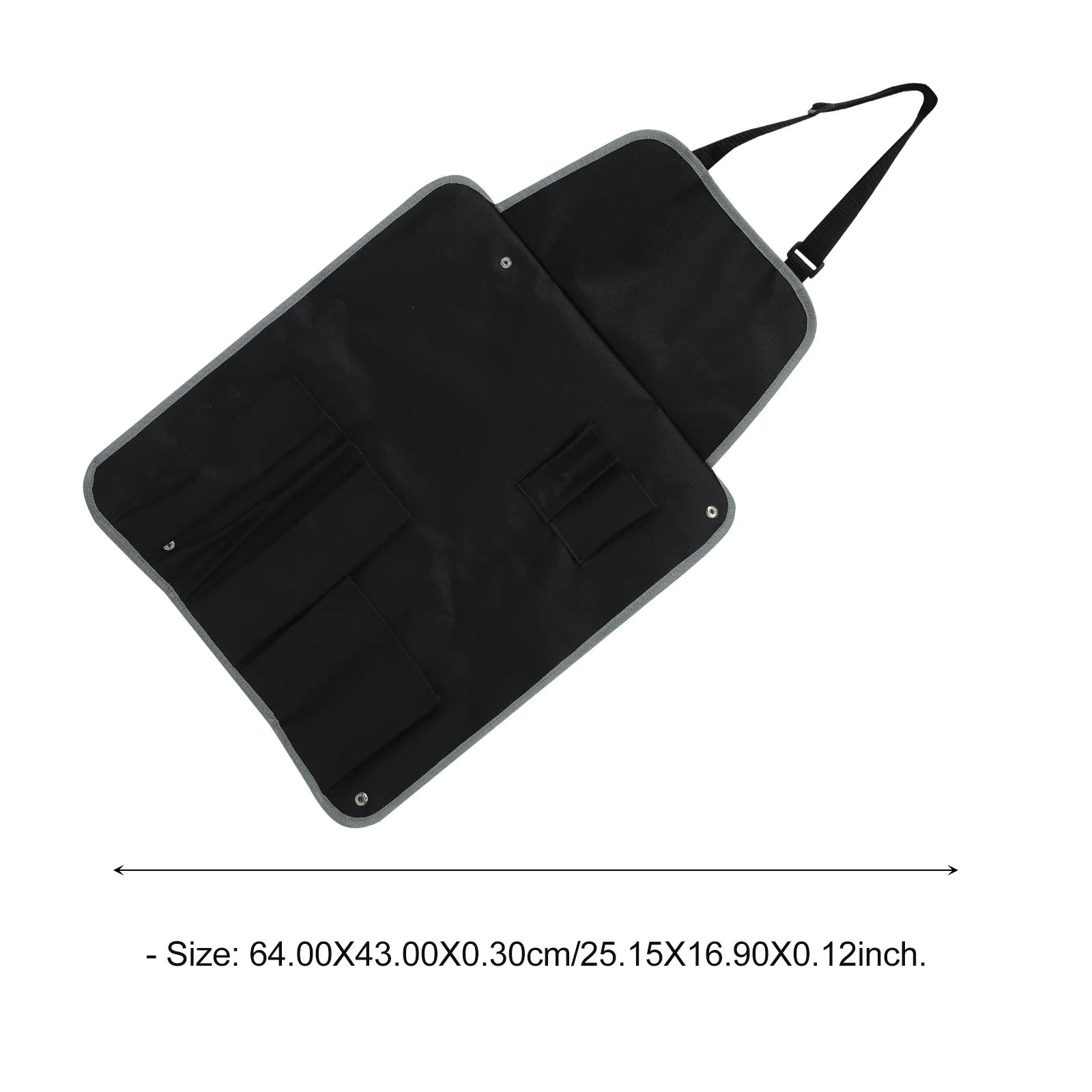 1 قطعة كيس التخزين أداة أكسفورد القماش سعة كبيرة متعددة جيب حقيبة محمولة للمنزل في الهواء الطلق أدوات شواء منظمة المطبخ #2