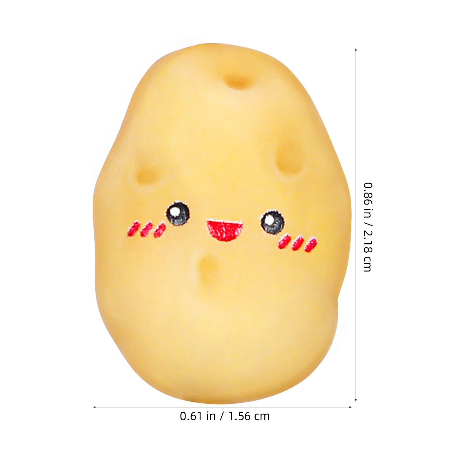 30 stks Mini Kunstmatige Aardappelen Hars Levensechte Nep Groenten Voor Thuis Keuken Restaurant Decor Simulatie Modellen Party