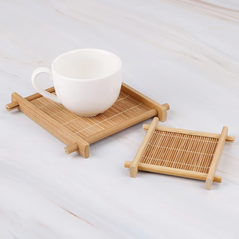 Tea Cup To Bodhi Tea Tray Tea Mat Tea Set Tea Ceremony Spare Parts Tea Art Five Eyes Fruit Bodhi Bamboo Coasters