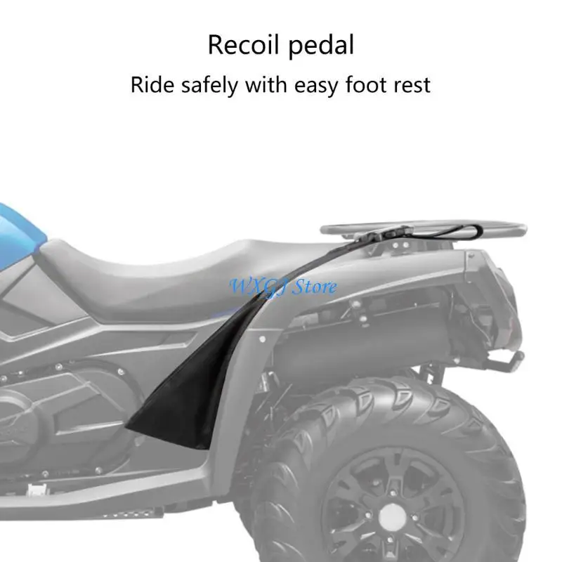 

37JE Multiple Layer ATV Rear Footrest Pad Oxford Fabric Passenger Footrest for Safe & Comfortable Ridings Experience