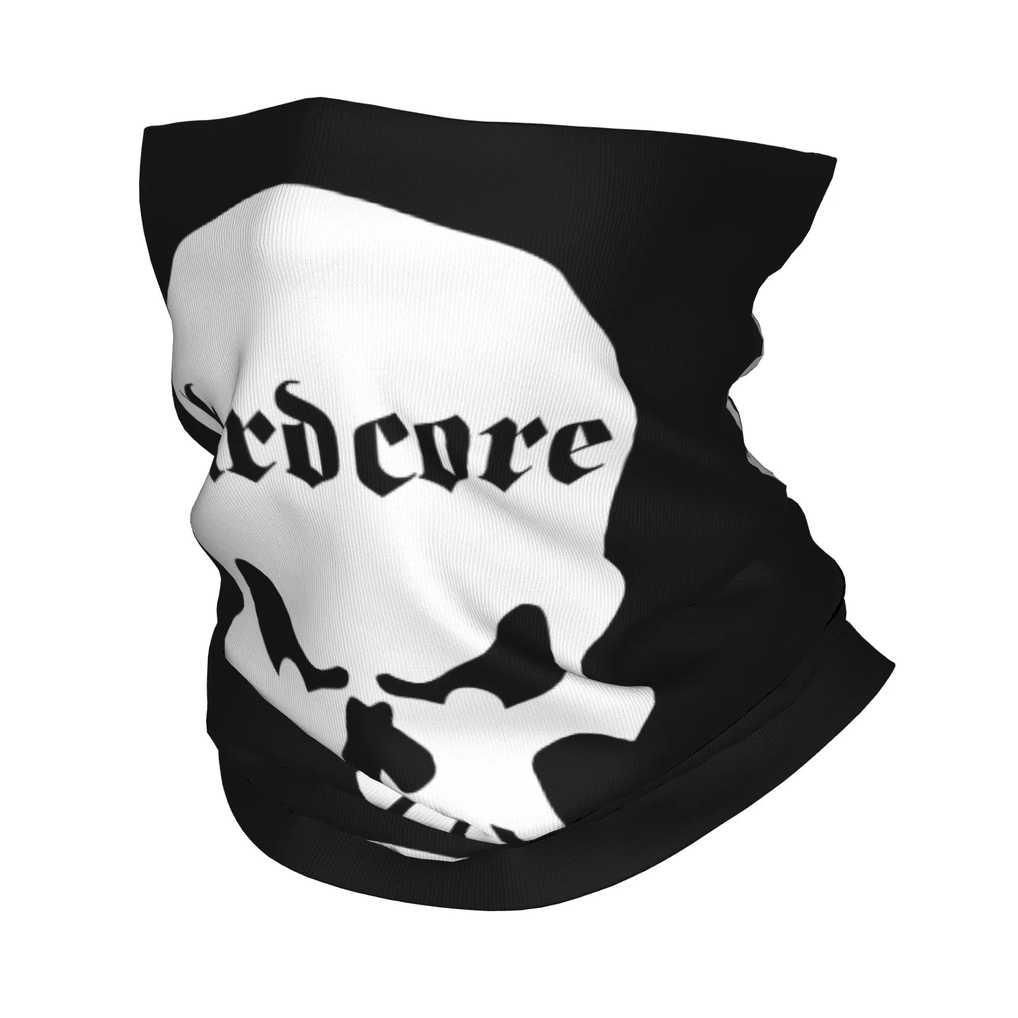 مخصص H-Hardcores الشرير شعار باندانا الرقبة الجراب للمشي لمسافات طويلة الصيد النساء الرجال التفاف وشاح الهيكل العظمي نمط بالاكلافا دفئا #1