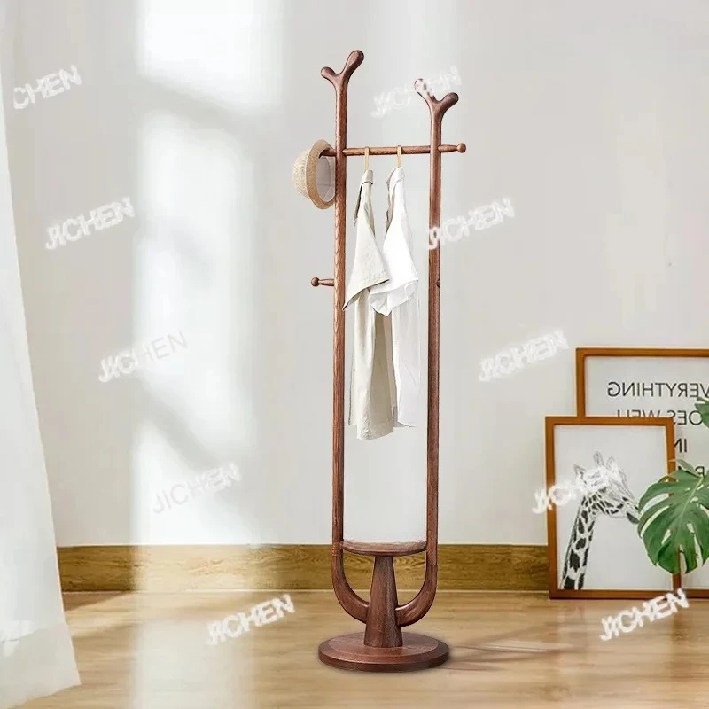 オフィス、リビングルーム、寝室、家庭用リビングルーム、寝室、無垢材コートラック、リビングルームフロアハンガー