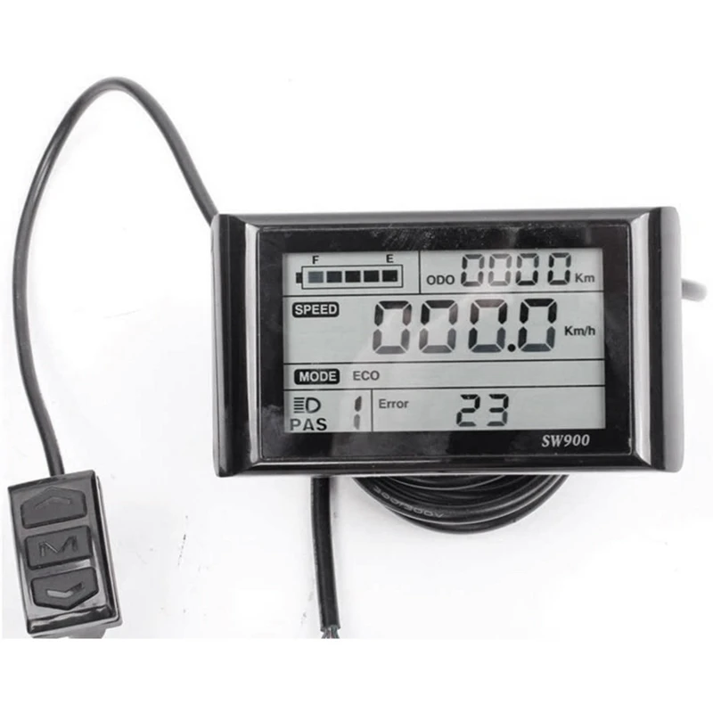 36V SW900 E-Bike LCD Display Electric Bicycle Part & Accessories, Used For E-Bike Kit, Electric Bicycle Conversion Kit