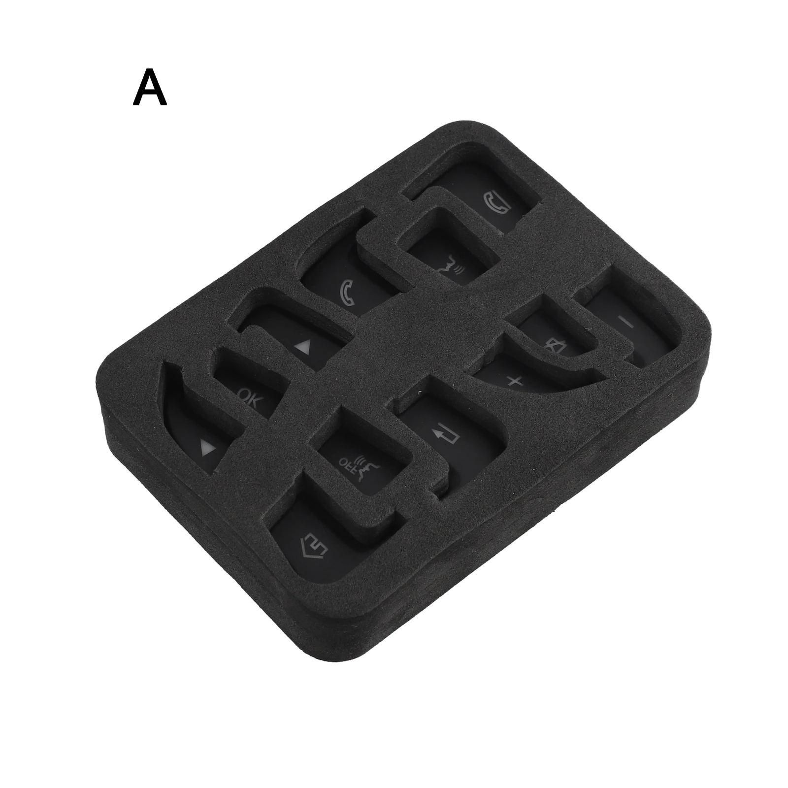 

12pcs ABS Steering Wheel Button Covers for Benz Models C Class W205 2015 2018 Touring S205 Coupe C205 and GLC C253 X253 Series