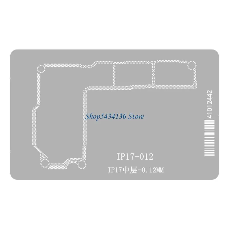 H7ED Professional Steel Mesh Tool IPX17 Middle Layer For Middle Layer Reballing for 17Air/17Pro Devices Heavy Duty Design