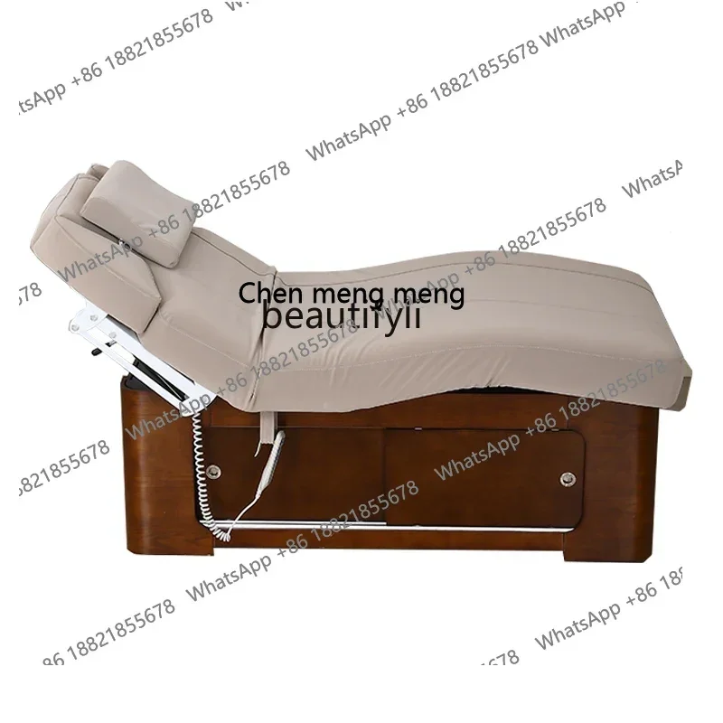 xzLettino di bellezza elettrico Lettino da massaggio per massaggio Lettino per fisioterapia con riscaldamento a temperatura costante di sollevamento multifunzionale