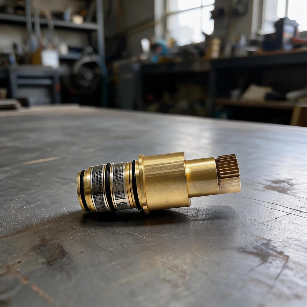 Replacement Thermostatic Cartridge 1/2 for Grohe 47439000 Shower Mixing Valve Brass Construction Long Life Performance