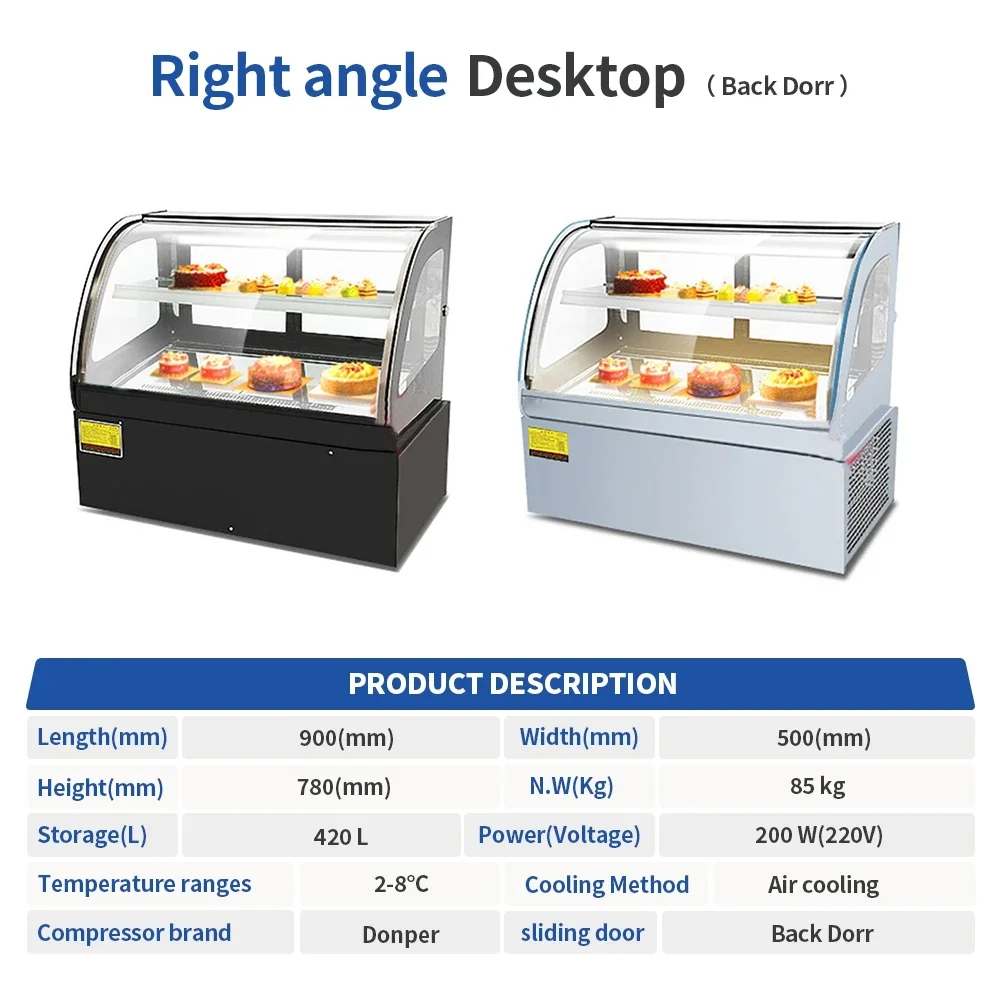 Cake Display Showcase Commercial Refrigerator Cake Bread Display Cabinet