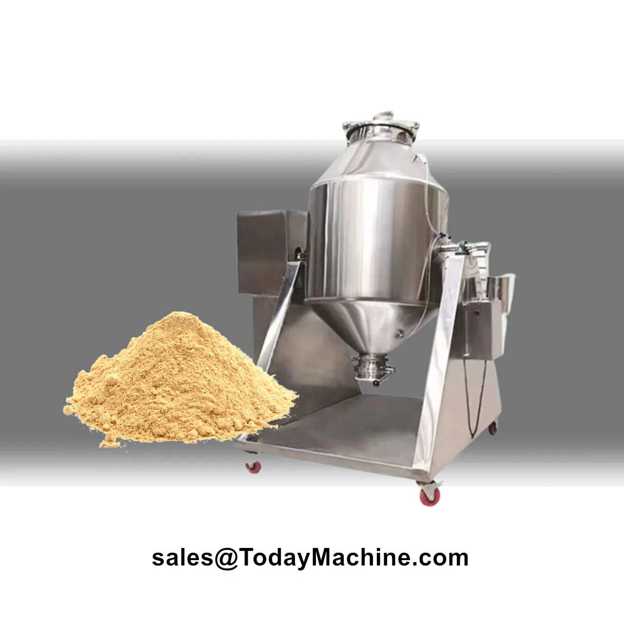 W Type Double Cone Blending Milk Coffee Seasoning Powder W Shape Blender Mixing Machine