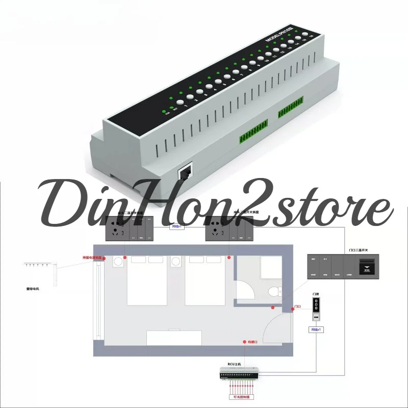 Doodle Smart 6-way 16-way Power Controller Multi-way Interrupter Home Furnishing Hotel Apartment Homestay Modified Switch