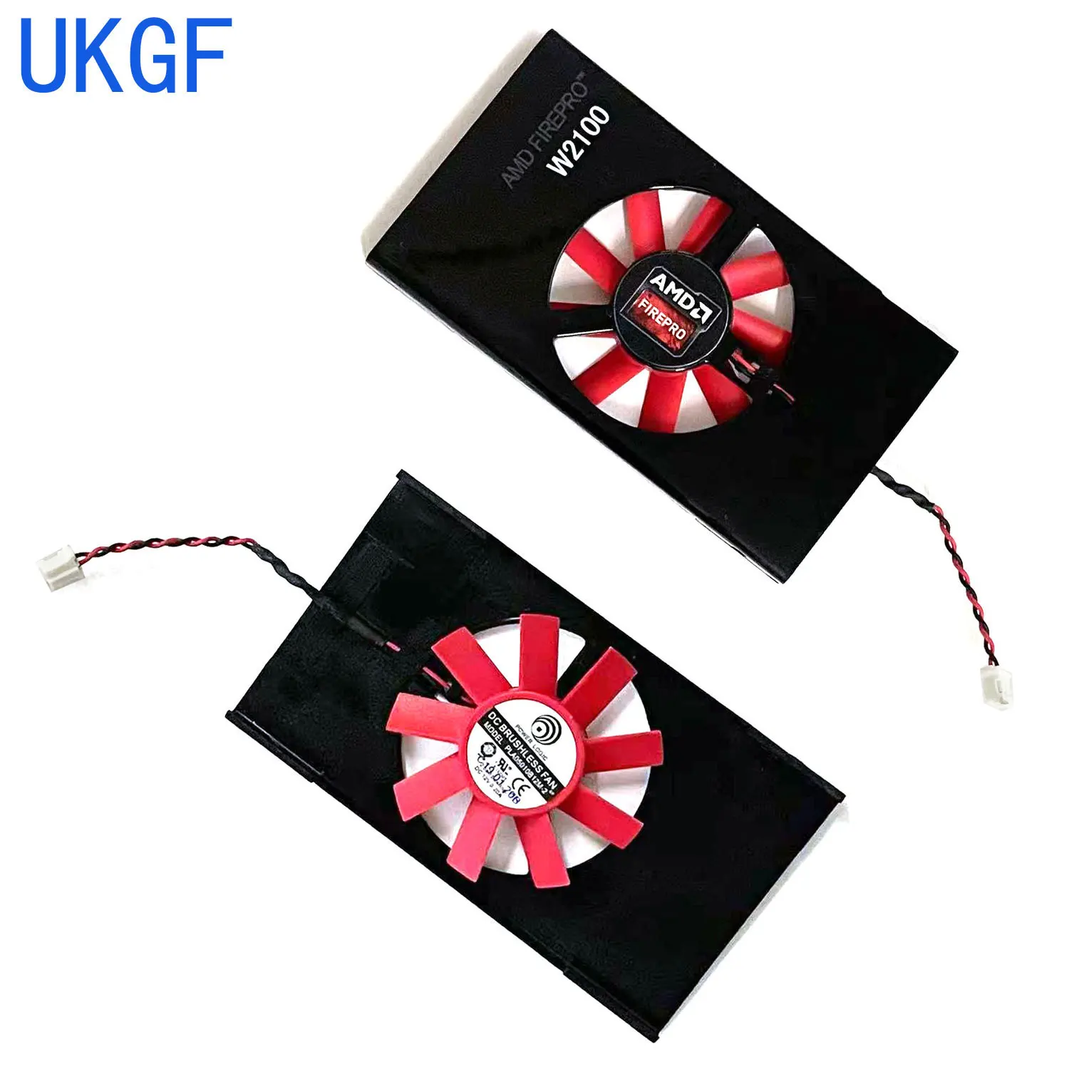 

New PLA05010B12M-2 DC 12V 0.2A 2PIN for AMD FirePro W2100 2G Graphics Card Cooler Replacement Fan